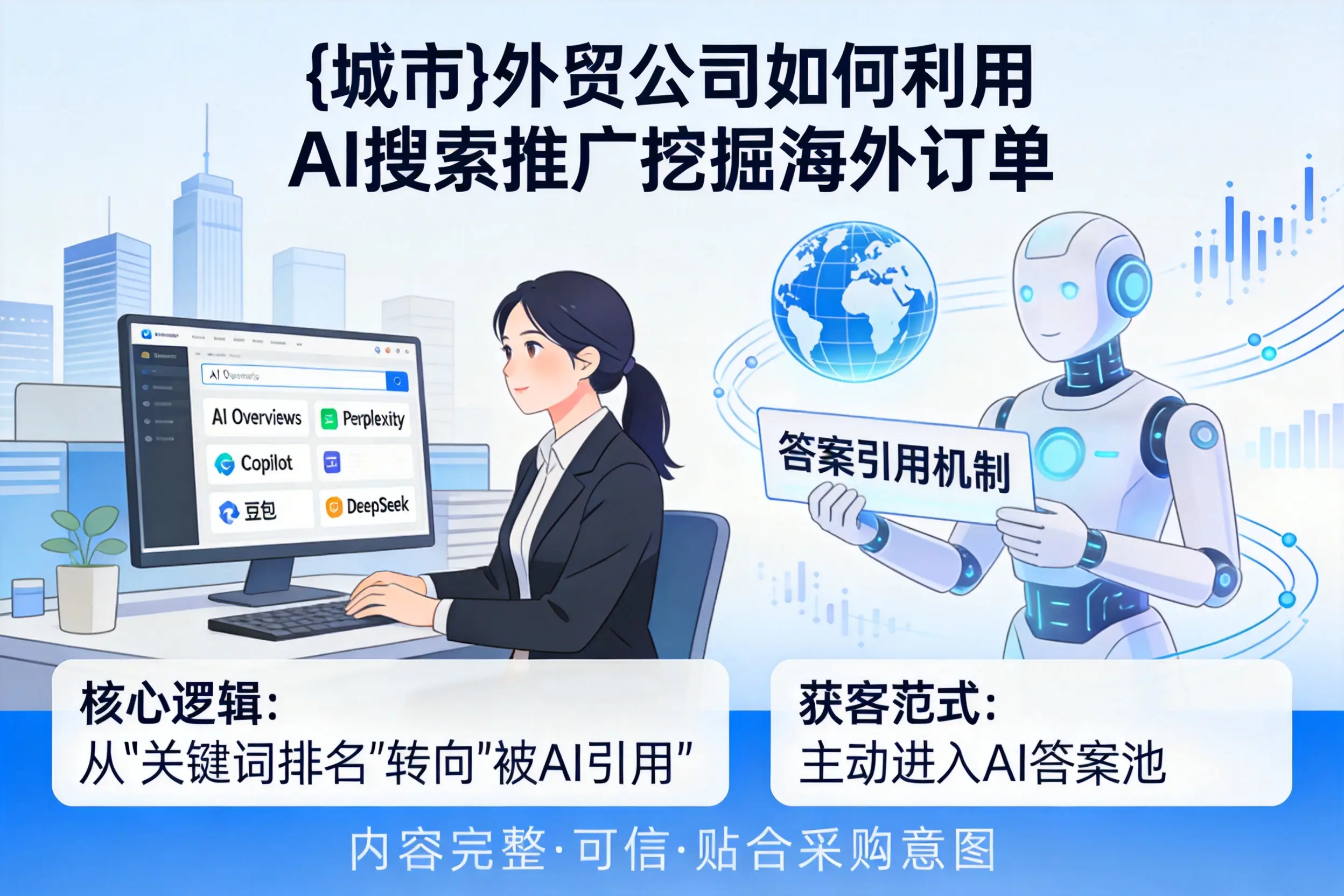 广州外贸公司如何利用AI搜索推广挖掘海外订单