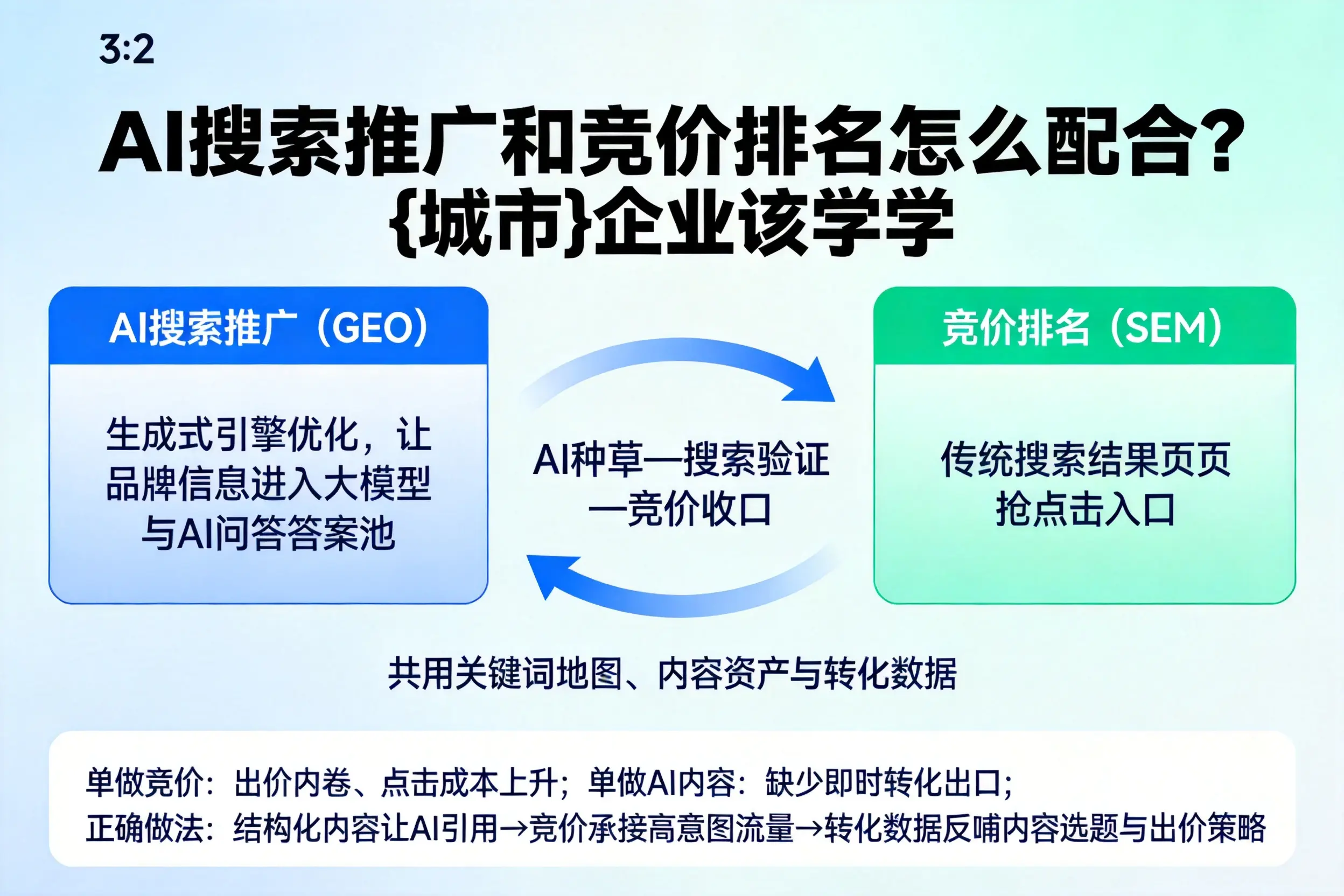 AI搜索推广和竞价排名怎么配合？广州企业该学学