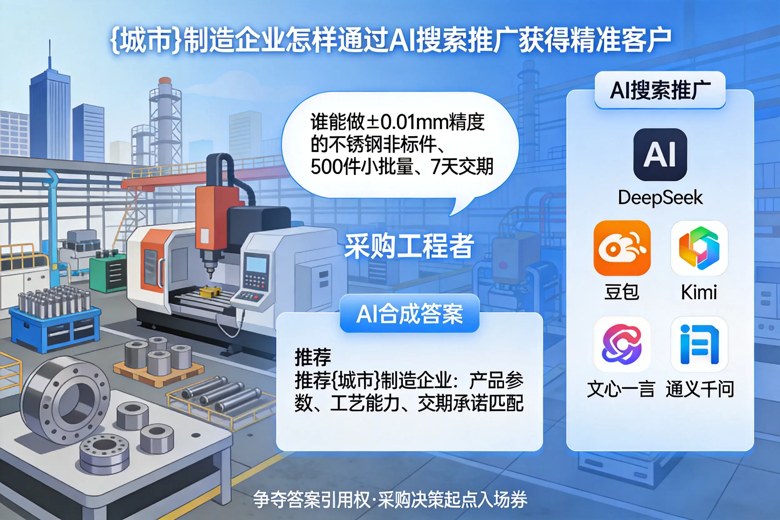广州制造企业怎样通过AI搜索推广获得精准客户