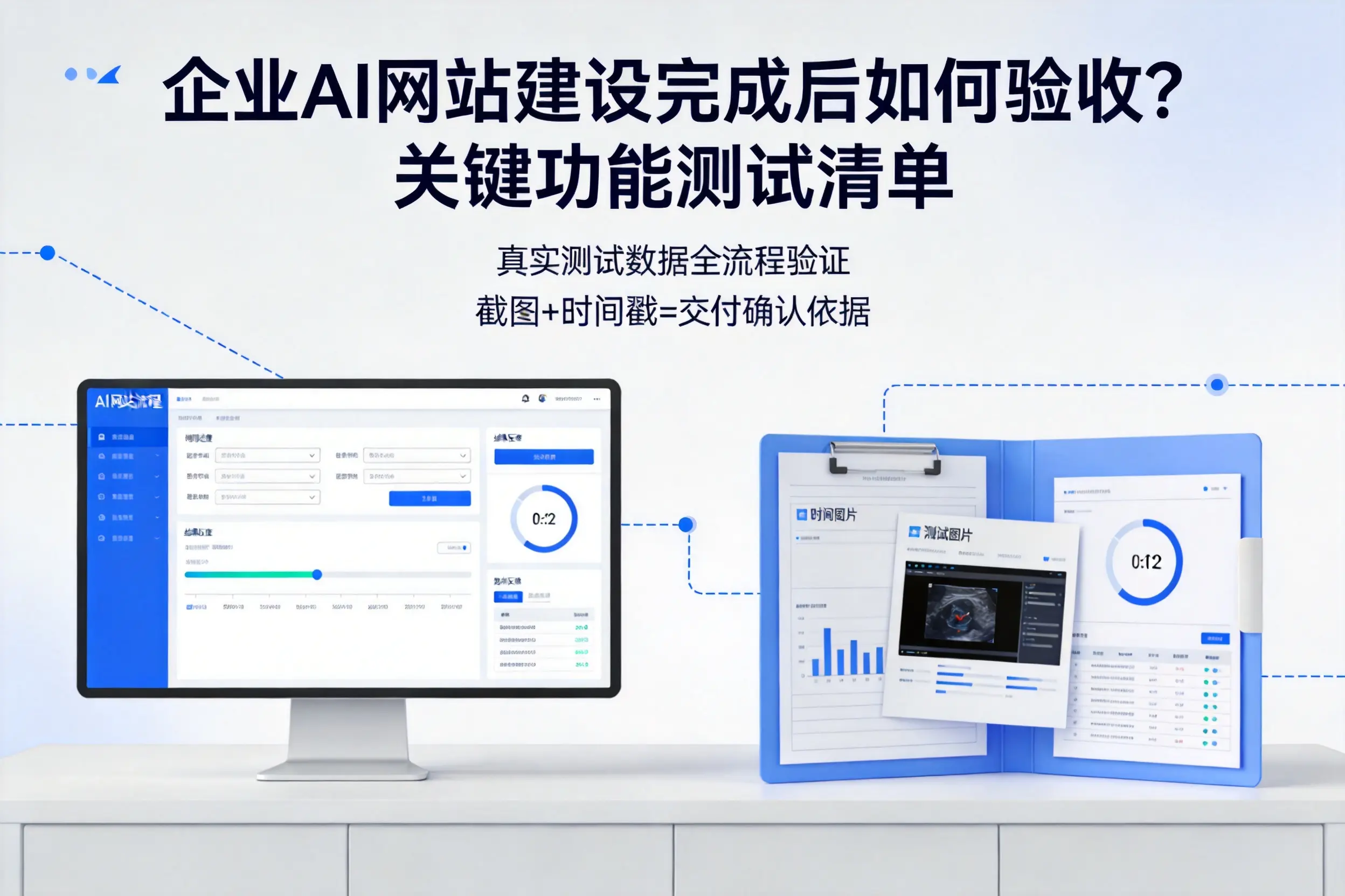 广州企业AI网站建设完成后如何验收?关键功能测试清单