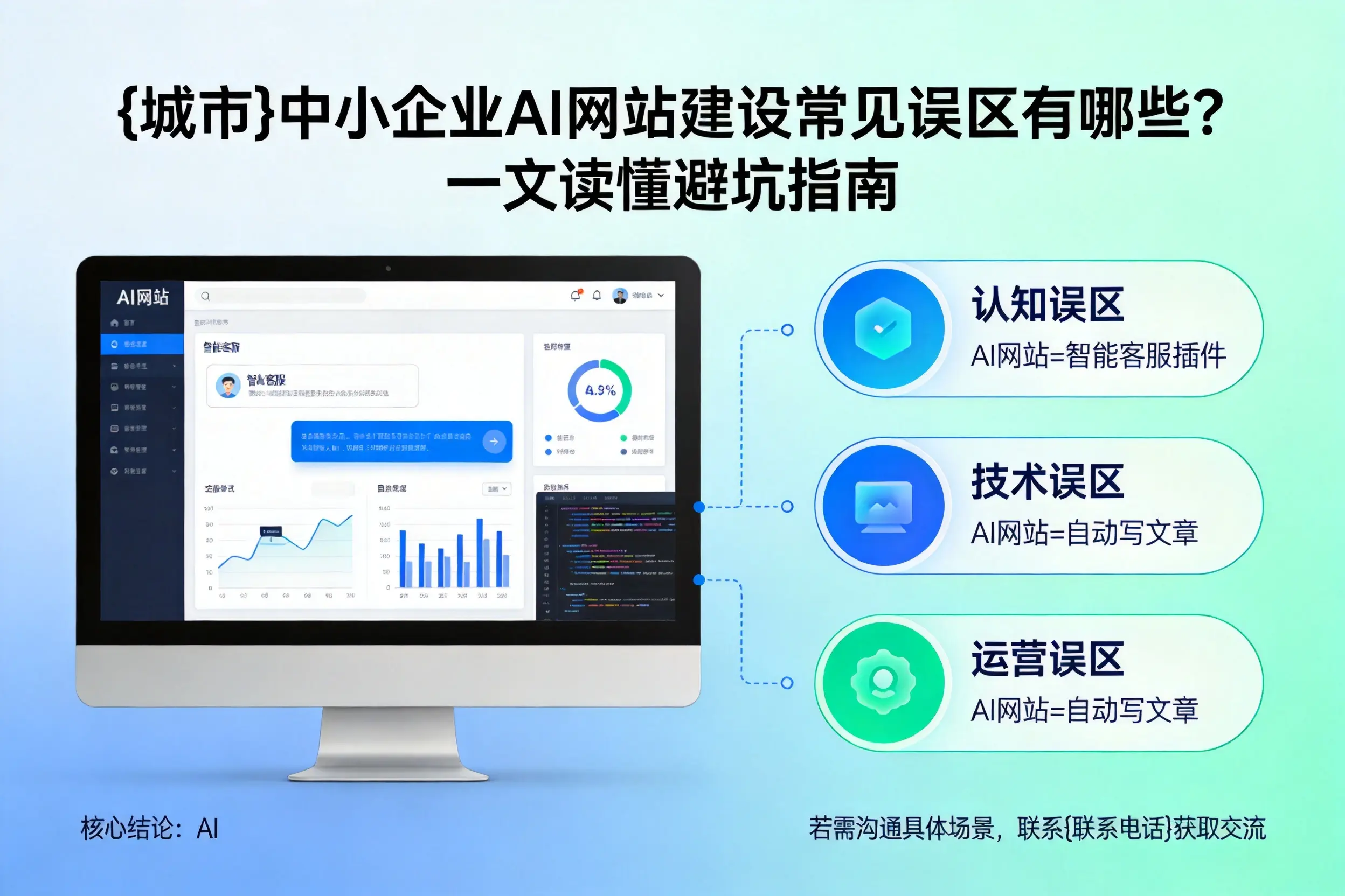 广州中小企业AI网站建设常见误区有哪些？一文读懂避坑指南