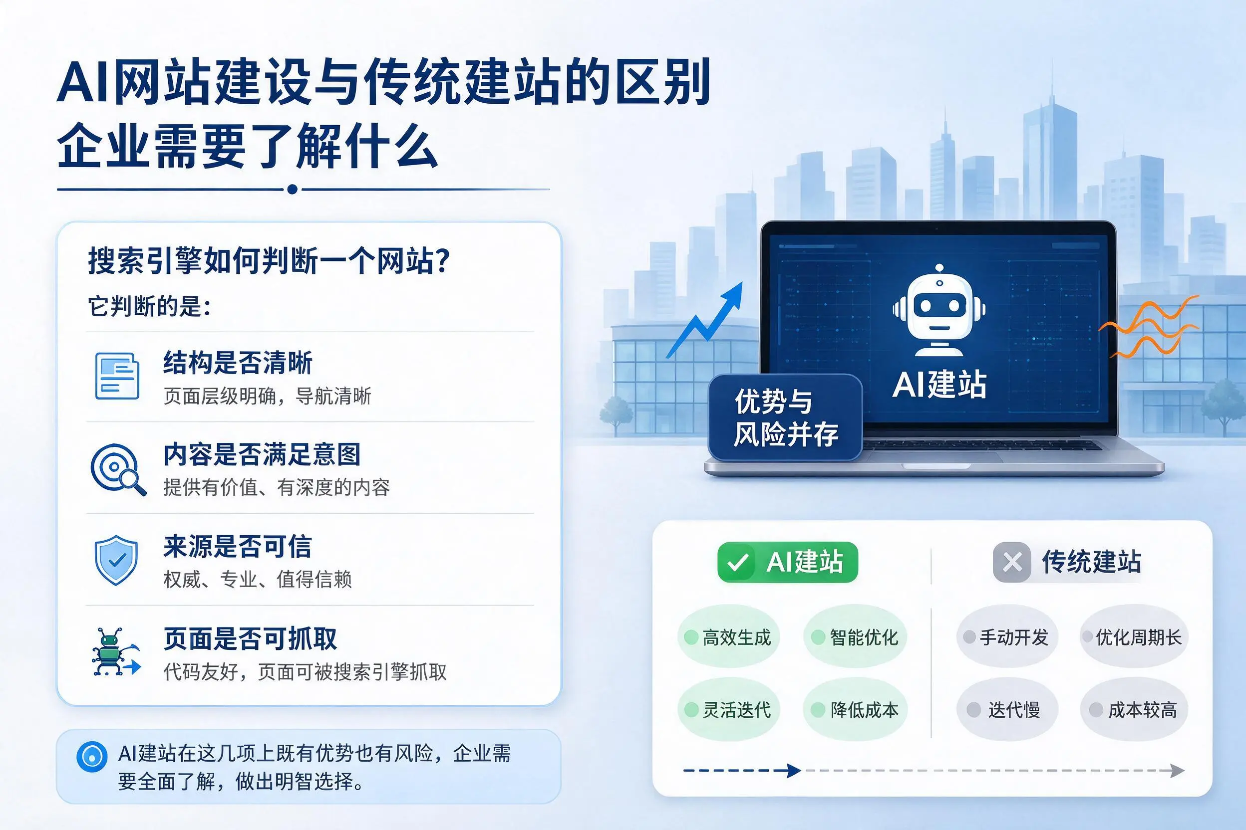 AI网站建设与传统建站的区别,广州企业需要了解什么