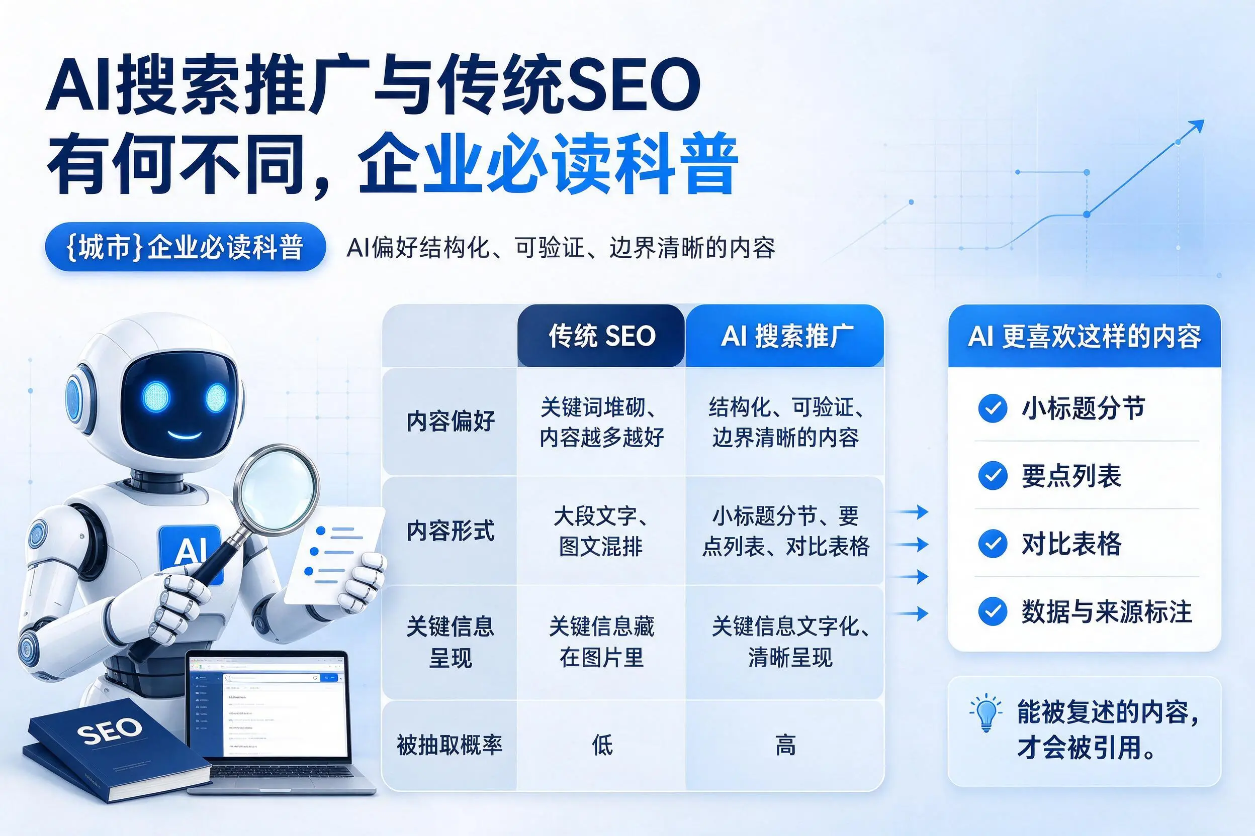 AI搜索推广与传统SEO有何不同，广州企业必读科普